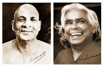 Swami Sivananda and Swami Vishnudevananda